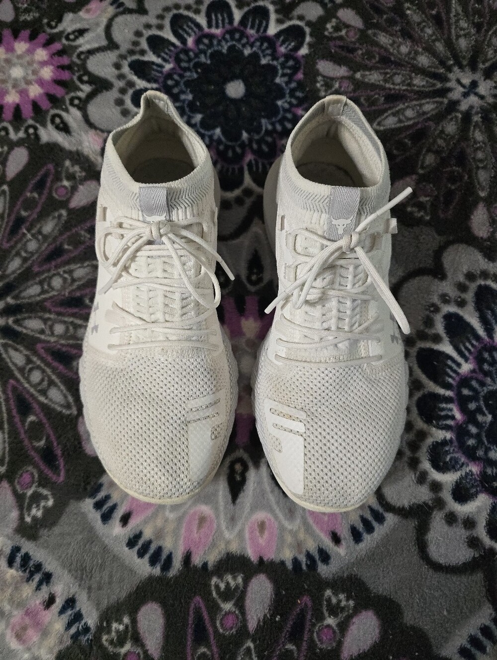 Under Armour Project Rock 2 HOVR Training Shoes Women’s 7.5 White